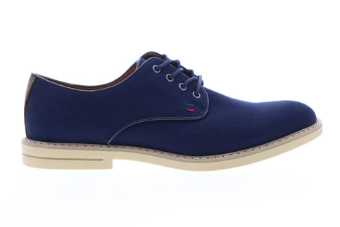 Tommy Hilfiger Engle 2 TMENGLE2 Mens Blue Canvas Low Top Plain Toe Oxfords Shoes