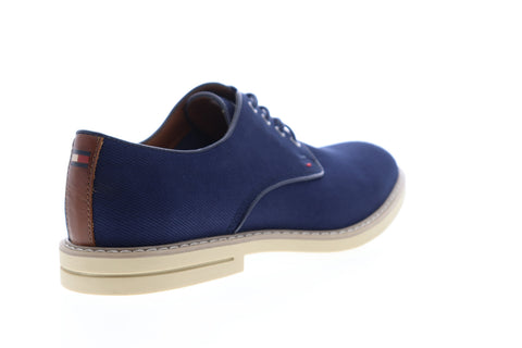 Tommy Hilfiger Engle 2 TMENGLE2 Mens Blue Canvas Low Top Plain Toe Oxfords Shoes