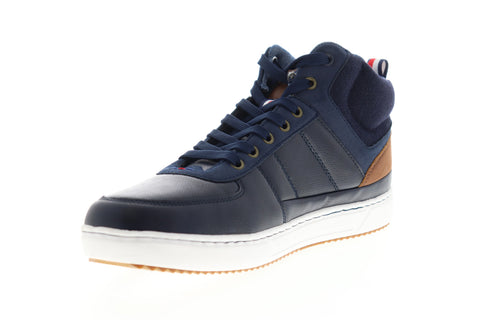 Tommy Hilfiger Manzu TMMANZU Mens Blue High Top Lace Up Designer Sneakers Shoes