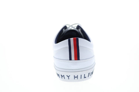 Tommy Hilfiger Pallet 6 Mens White Synthetic Lace Up Designer Sneakers Shoes