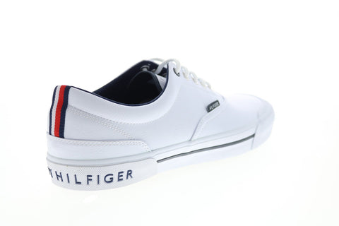 Tommy Hilfiger Pallet 6 Mens White Synthetic Lace Up Designer Sneakers Shoes