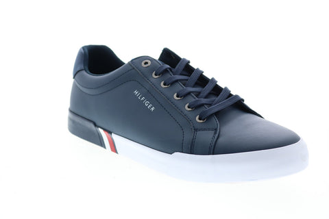 Tommy Hilfiger Rafferty Mens Blue Synthetic Lace Up Designer Sneakers Shoes