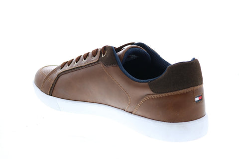 Tommy Hilfiger Thumper Mens Brown Synthetic Lace Up Designer Sneakers Shoes