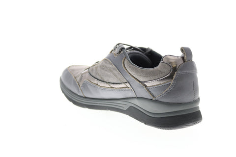 Earth Traveler Tie Womens Gray Suede Lace Up Lifestyle Sneakers Shoes