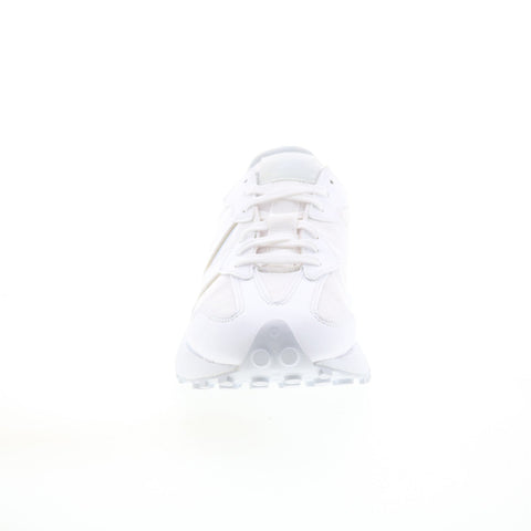 New Balance 327 U327WHT Mens White Canvas Lifestyle Sneakers Shoes