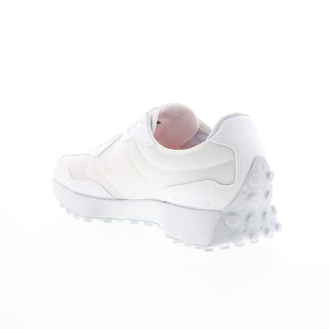 New Balance 327 U327WHT Mens White Canvas Lifestyle Sneakers Shoes