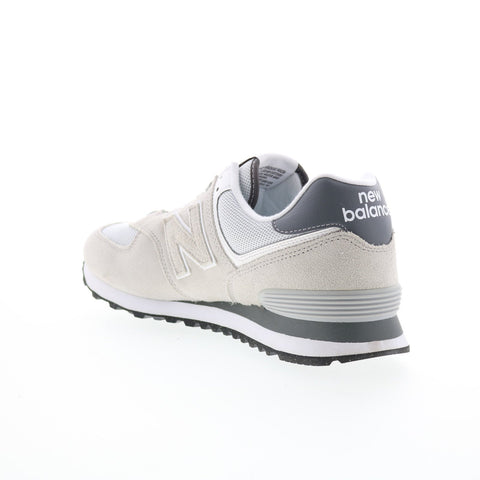 New Balance 574 U574GS2 Mens Gray Suede Lace Up Lifestyle Sneakers Shoes
