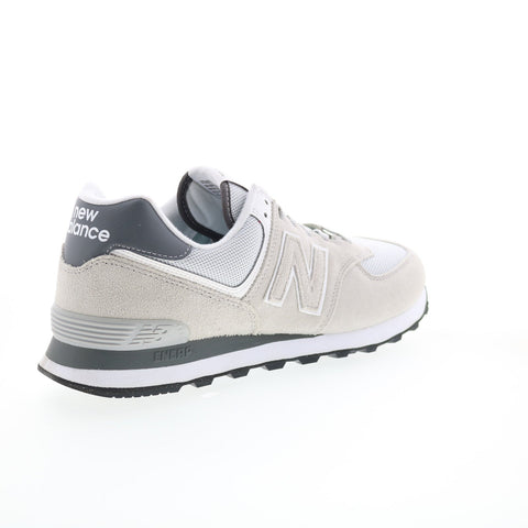New Balance 574 U574GS2 Mens Gray Suede Lace Up Lifestyle Sneakers Shoes