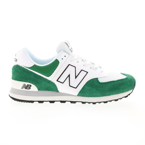 New Balance 574 U574GT2 Mens Green Suede Lace Up Lifestyle Sneakers Shoes