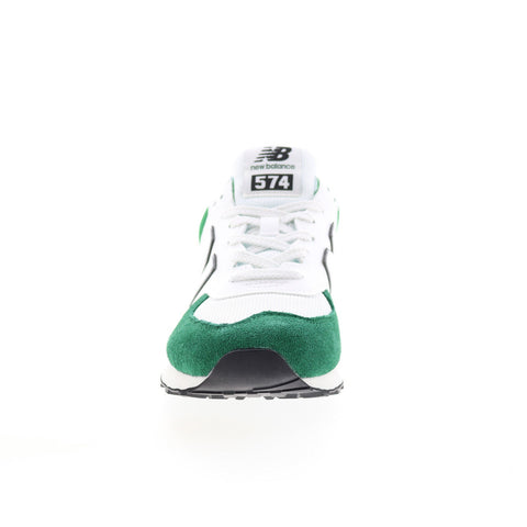 New Balance 574 U574GT2 Mens Green Suede Lace Up Lifestyle Sneakers Shoes