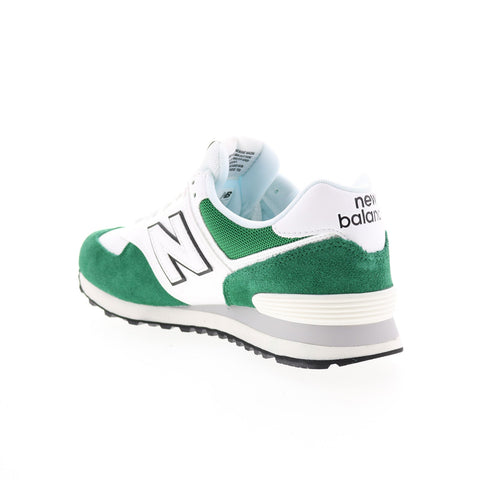 New Balance 574 U574GT2 Mens Green Suede Lace Up Lifestyle Sneakers Shoes