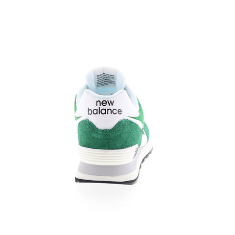 New Balance 574 U574GT2 Mens Green Suede Lace Up Lifestyle Sneakers Shoes