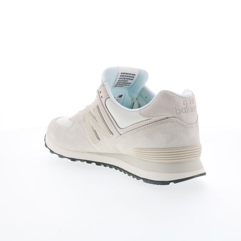 New Balance 574 U574OF2 Mens Beige Suede Lace Up Lifestyle Sneakers Shoes