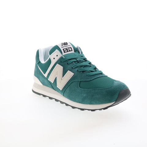 New Balance 574 U574RG2 Mens Green Suede Lace Up Lifestyle Sneakers Shoes