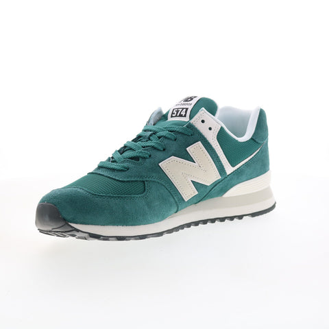 New Balance 574 U574RG2 Mens Green Suede Lace Up Lifestyle Sneakers Shoes