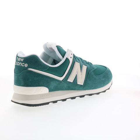 New Balance 574 U574RG2 Mens Green Suede Lace Up Lifestyle Sneakers Shoes
