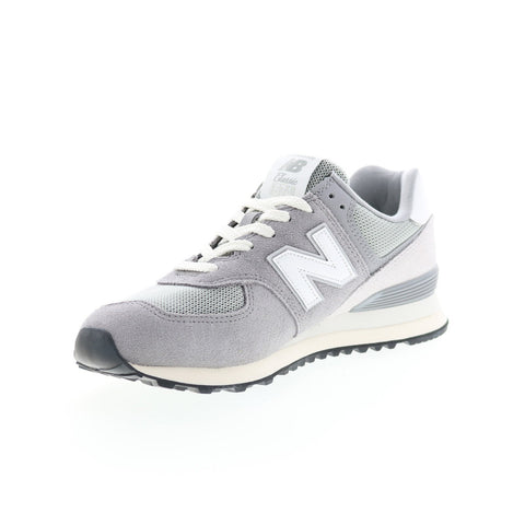 New Balance 574 U574TG2 Mens Gray Suede Lace Up Lifestyle Sneakers Shoes