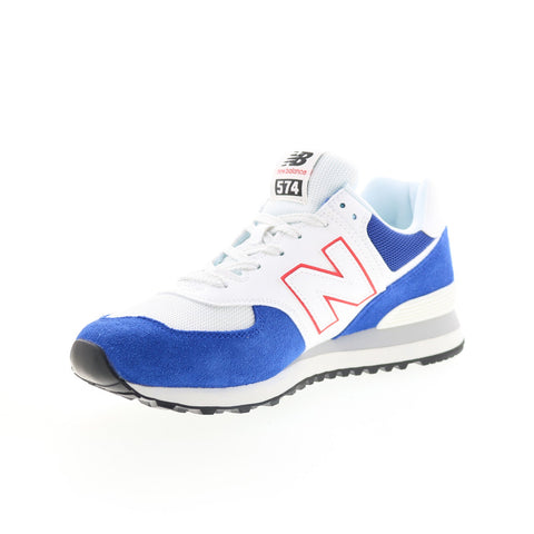 New Balance 574 U574VN2 Mens Blue Suede Lace Up Lifestyle Sneakers Shoes