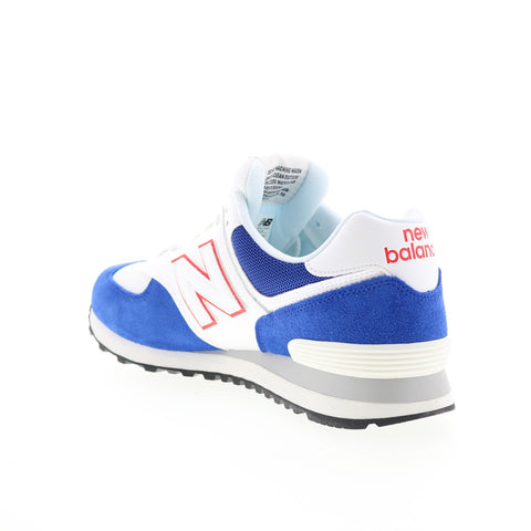New Balance 574 U574VN2 Mens Blue Suede Lace Up Lifestyle Sneakers Shoes