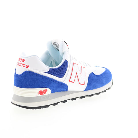 New Balance 574 U574VN2 Mens Blue Suede Lace Up Lifestyle Sneakers Shoes