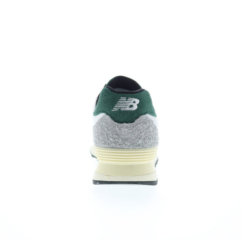 New Balance 574 U574VX2 Mens White Leather Lace Up Lifestyle Sneakers Shoes