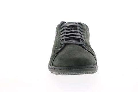 Geox U Keilan U844DD022V2C0529 Mens Green Suede Low Top Sneakers Shoes