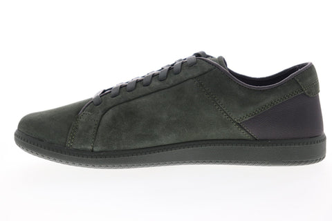 Geox U Keilan U844DD022V2C0529 Mens Green Suede Low Top Sneakers Shoes