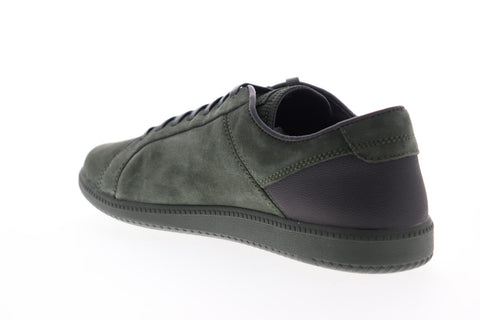 Geox U Keilan U844DD022V2C0529 Mens Green Suede Low Top Sneakers Shoes