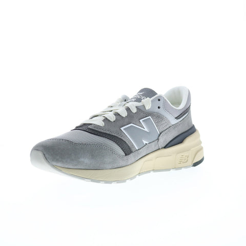 New Balance 997R U997RHA Mens Gray Suede Lace Up Lifestyle Sneakers Shoes