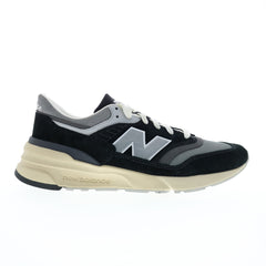 New Balance 997R U997RHC Mens Black Suede Lace Up Lifestyle Sneakers Shoes