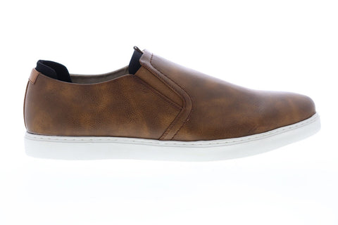 Unlisted by Kenneth Cole Dyno Slip On Mens Brown Wide Sneakers Shoes