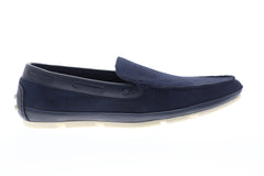 Unlisted by Kenneth Cole Regotta Slip On Mens Blue Suede Casual Loafers Shoes