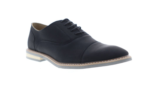 Unlisted by Kenneth Cole Joss Oxford C Mens Black Low Top Cap Toe Oxfords Shoes