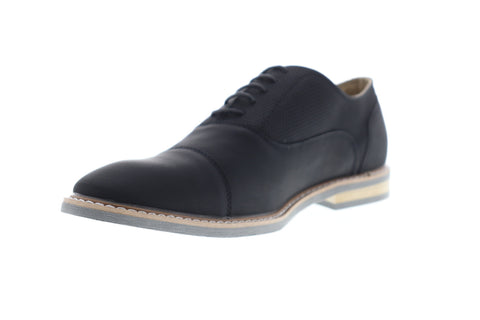 Unlisted by Kenneth Cole Joss Oxford C Mens Black Low Top Cap Toe Oxfords Shoes