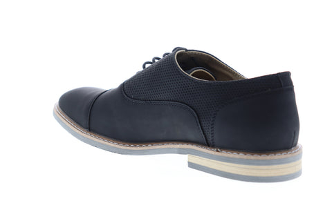 Unlisted by Kenneth Cole Joss Oxford C Mens Black Low Top Cap Toe Oxfords Shoes