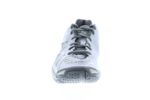 Mizuno Wave Tornado X2 V1GC181280 Womens Gray Mesh Athletic Volleyball Shoes