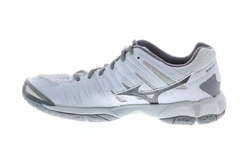 Mizuno Wave Tornado X2 V1GC181280 Womens Gray Mesh Athletic Volleyball Shoes