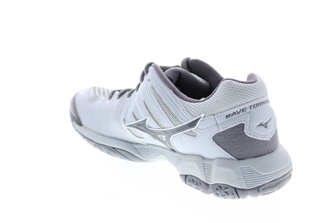 Mizuno Wave Tornado X2 V1GC181280 Womens Gray Mesh Athletic Volleyball Shoes