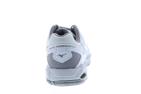 Mizuno Wave Tornado X2 V1GC181280 Womens Gray Mesh Athletic Volleyball Shoes