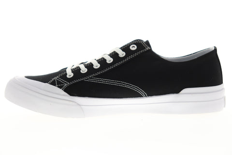 HUF Classic LO ESS TX VC00003 Mens Black Canvas Surf Skate Sneakers Shoes