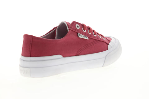 HUF Classic LO ESS TX VC00003 Mens Red Canvas Low Top Skate Sneakers Shoes