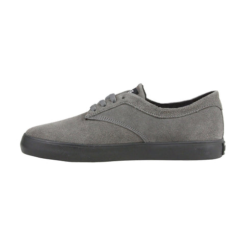 HUF Sutter VC54009 Mens Gray Suede Lace Up Lifestyle Sneakers Shoes