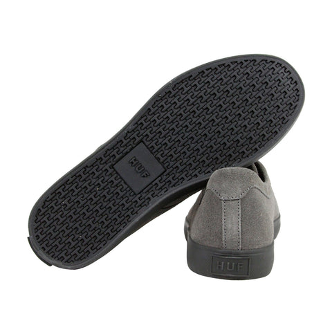 HUF Sutter VC54009 Mens Gray Suede Lace Up Lifestyle Sneakers Shoes