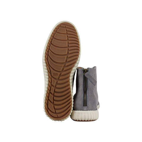 Steve Madden Verner Mens Gray Suede Zipper Casual Dress Boots Shoes