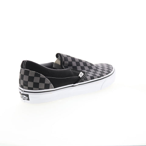Vans Classic Slip-On VN000EYEBPJ Mens Black Canvas Lifestyle Sneakers Shoes