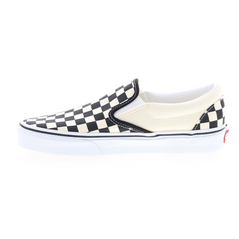 Vans Classic Slip-On VN000EYEBWW Mens Beige Canvas Lifestyle Sneakers Shoes