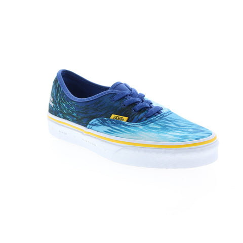 Vans National Geographic X Authentic Mens Blue Canvas Lifestyle Sneakers Shoes