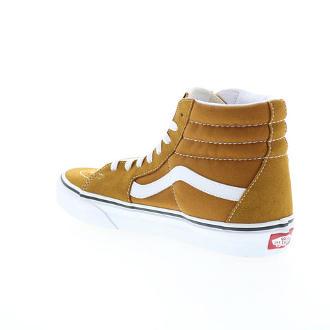 Vans Sk8-Hi VN0A32QG9GE Mens Brown Suede Lace Up Lifestyle Sneakers Shoes