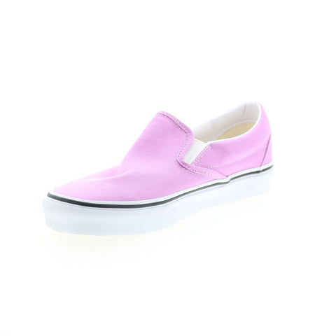 Vans Classic Slip-On VN0A33TB3SQ Mens Pink Canvas Lifestyle Sneakers Shoes