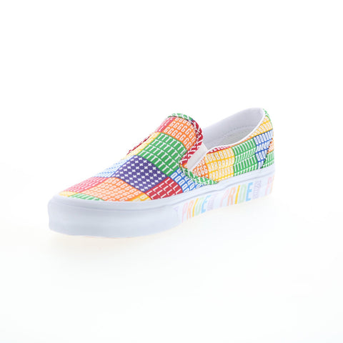 Vans Classic Slip-On VN0A33TB3WJ Mens Blue Canvas Lifestyle Sneakers Shoes